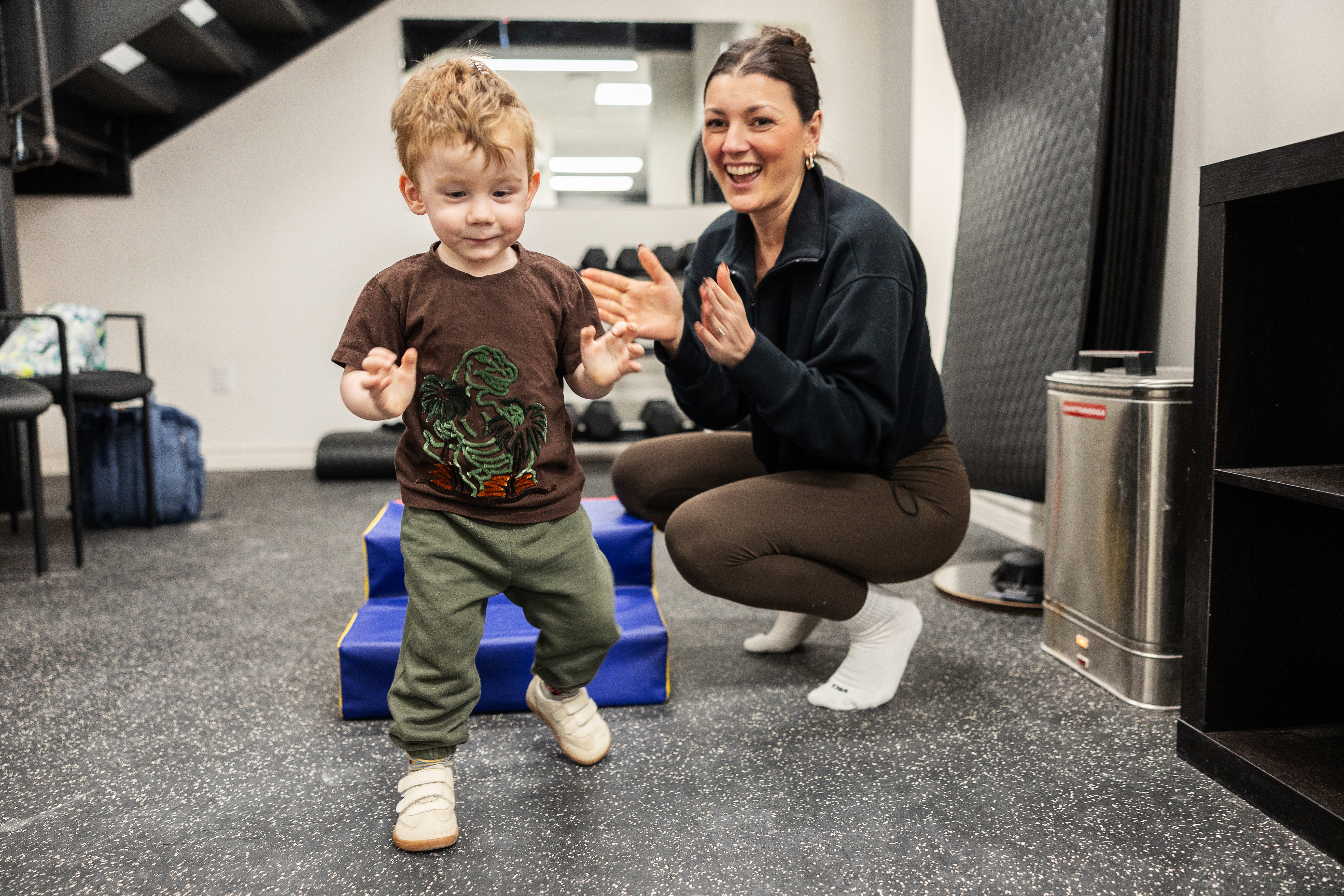 Paediatric physiotherapy treatment for a child at MyoDynamic Health Innisfil